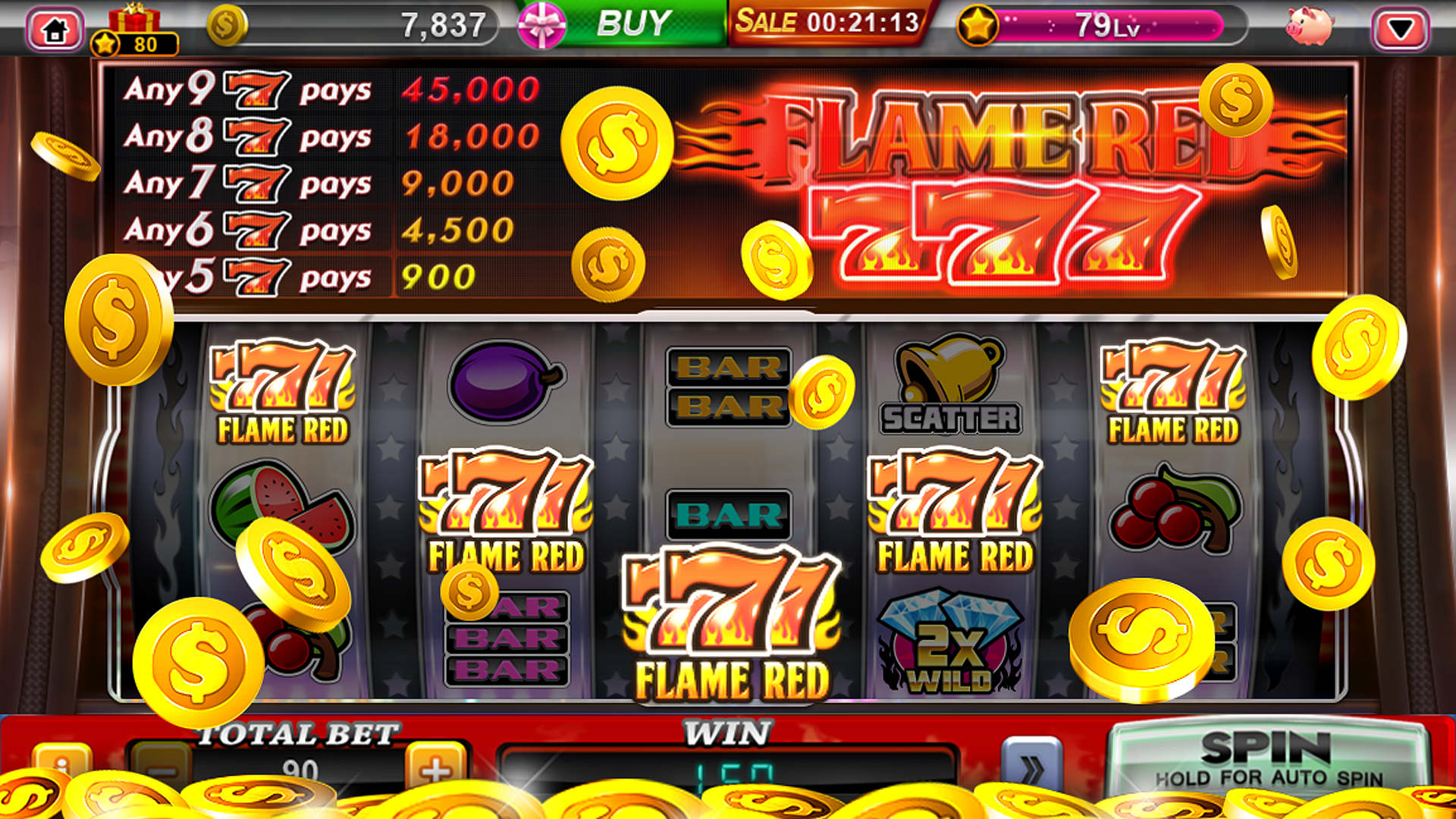 SlotPlus app screenshot displaying a promotional event.
